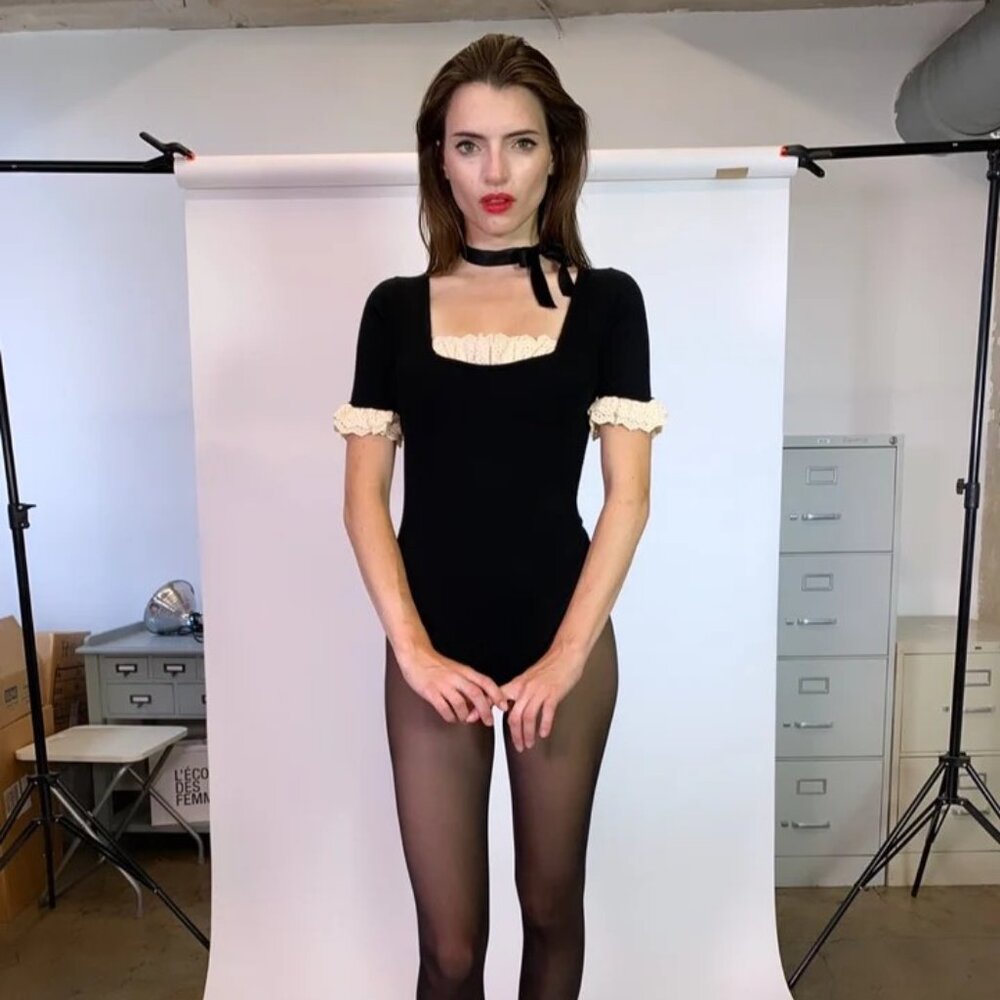 L'ecole Des Femmes french maid bodysuit S